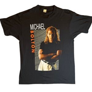 Vintage 1990 Michael Bolton “Soul Provider” Tour Shirt T-Shirt XL SS